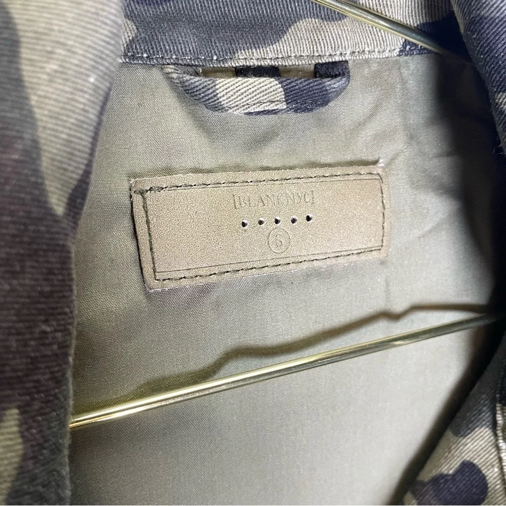 Blank NYC Camo Printed Twill Utility Jacket